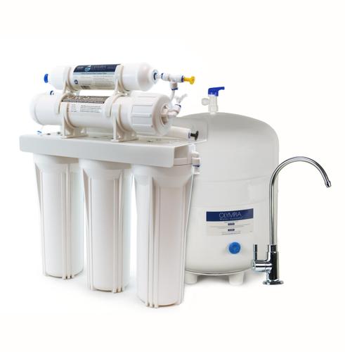Undercounter reverse osmosis water filtration system