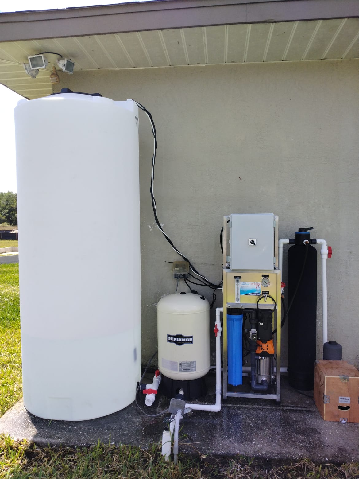 Lehigh Acres Whole House reverse osmosis project installation